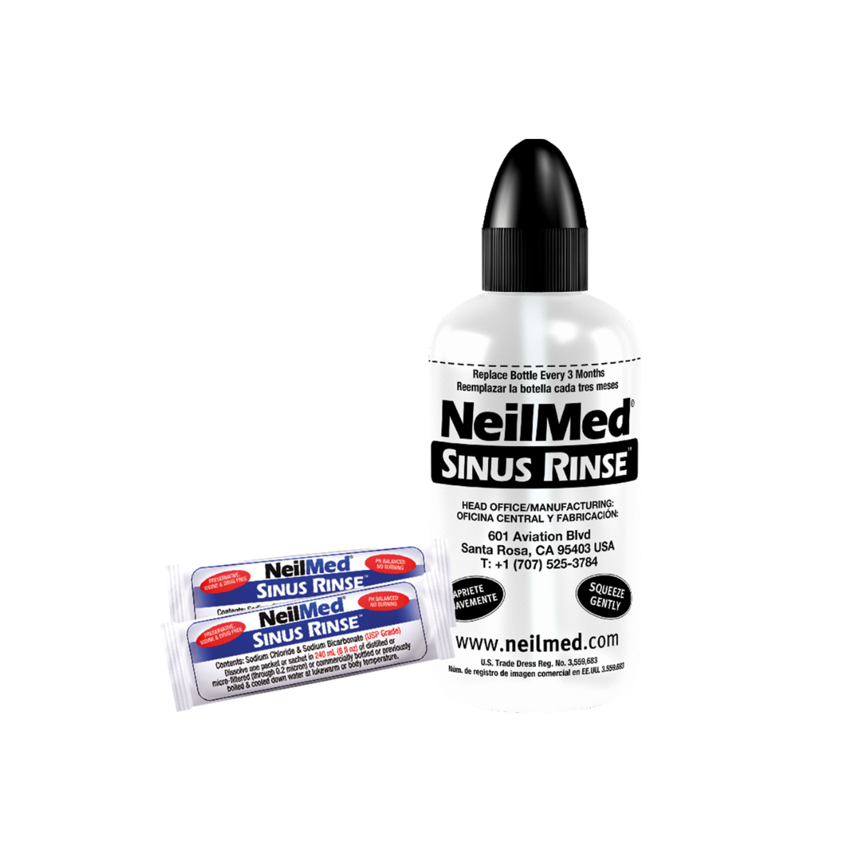 NEILMED SINUS RINSE Nasal Rinse Kit, 60 sachets – Gerovės Klinikos SHOP